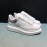 Alexander Mcqueen New Calf Leather Casual Shoes For Men And Women Gray