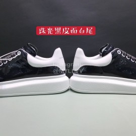 Alexander Mcqueen New Pearlescent Cowhide Casual Shoes For Men And Women 