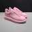 Alexander Mcqueen Matte Leather Casual Shoes For Men And Women Pink