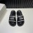 Alexander Mcqueen Summer Thick Soled Slippers For Men And Women Black