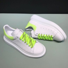 Alexander Mcqueen Silk Cowhide Luminous Casual Shoes For Men And Women Yellow