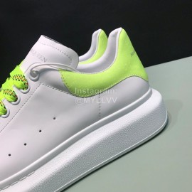 Alexander Mcqueen Silk Cowhide Luminous Casual Shoes For Men And Women Yellow