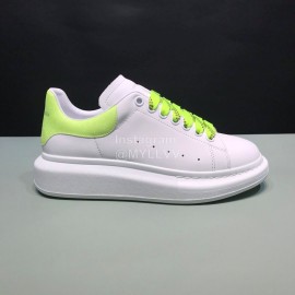 Alexander Mcqueen Silk Cowhide Luminous Casual Shoes For Men And Women Yellow