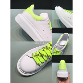 Alexander Mcqueen Silk Cowhide Luminous Casual Shoes For Men And Women Yellow