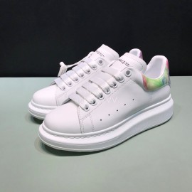 Alexander Mcqueen Silk Cowhide Luminous Casual Shoes For Men And Women