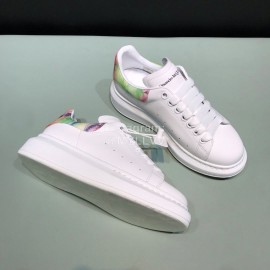 Alexander Mcqueen Silk Cowhide Luminous Casual Shoes For Men And Women