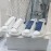 Alexander Mcqueen New Cowhide Casual Shoes For Men And Women Blue