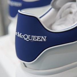 Alexander Mcqueen New Cowhide Casual Shoes For Men And Women Blue