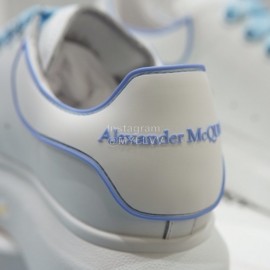 Alexander Mcqueen New Cowhide Casual Shoes For Men And Women Light Blue