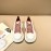 Alexander Mcqueen Canvas Lace Up Thick Soled Shoes For Men And Women Pink