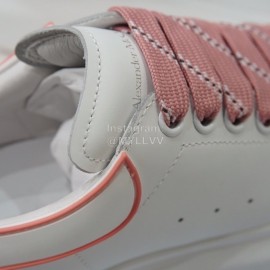 Alexander Mcqueen New Cowhide Casual Shoes For Men And Women Pink