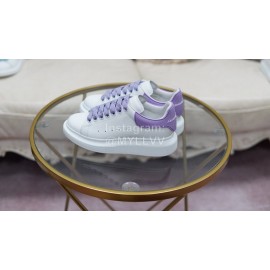 Alexander Mcqueen New Cowhide Casual Shoes For Men And Women Purple