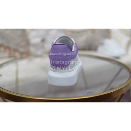 Alexander Mcqueen New Cowhide Casual Shoes For Men And Women Purple