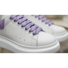 Alexander Mcqueen New Cowhide Casual Shoes For Men And Women Purple