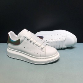 Mcqueen Painted Fashion Matt Leather Casual Shoes For Men And Women 