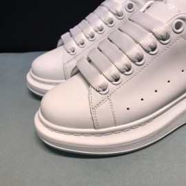 Mcqueen Painted Fashion Matt Leather Casual Shoes For Men And Women 