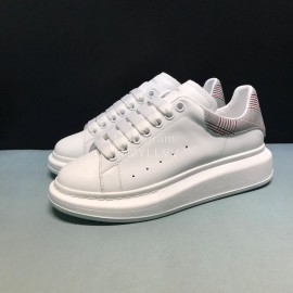 Mcqueen Painted New Plaid Matt Leather Casual Shoes For Men And Women 