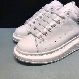 Mcqueen Painted New Plaid Matt Leather Casual Shoes For Men And Women 