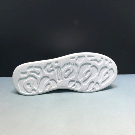 Mcqueen Painted New Plaid Matt Leather Casual Shoes For Men And Women 