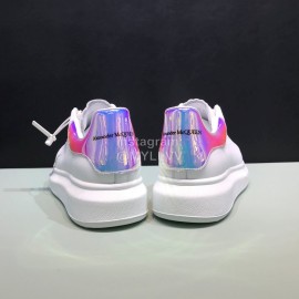 Alexander Mcqueen Fashion Matt Leather Casual Shoes For Men And Women 