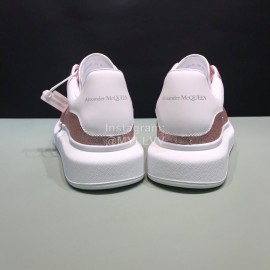 Alexander Mcqueen Shining Matt Leather Casual Shoes For Men And Women 