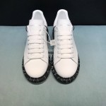 Alexander Mcqueen Fashion Painted Cowhide Casual Shoes For Men And Women