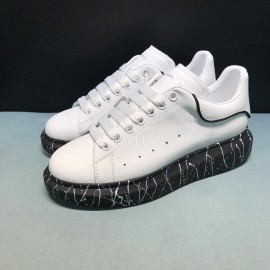 Alexander Mcqueen Fashion Painted Cowhide Casual Shoes For Men And Women