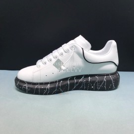 Alexander Mcqueen Fashion Painted Cowhide Casual Shoes For Men And Women