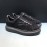 Alexander Mcqueen New Calf Leather Casual Shoes For Men And Women Black
