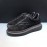 Alexander Mcqueen New Calf Leather Casual Shoes For Men And Women Black