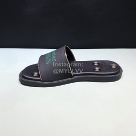 Alexander Mcqueen Leather Rivet Slippers For Men And Women