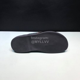 Alexander Mcqueen Leather Rivet Flip Flops For Men Green