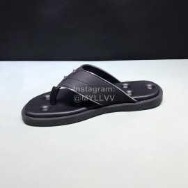 Alexander Mcqueen Leather Rivet Flip Flops For Men White