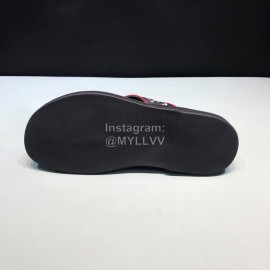 Alexander Mcqueen Leather Rivet Flip Flops For Men 