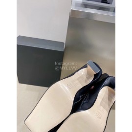 Miista Autumn Winter Leather High Heeled Boots Black For Women