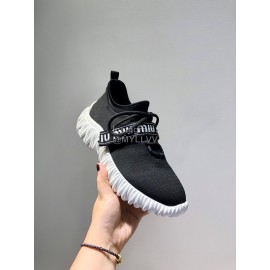 Miumiu Autumn Winter New Casual Shoes For Women Black