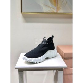 Miumiu Autumn Winter New Black Casual Shoes For Women