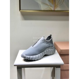 Miumiu Autumn Winter New Casual Shoes For Women Gray