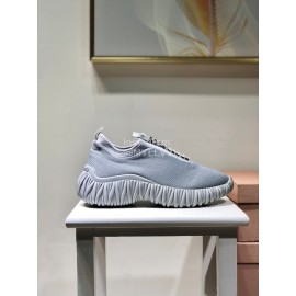 Miumiu Autumn Winter New Casual Shoes For Women Gray