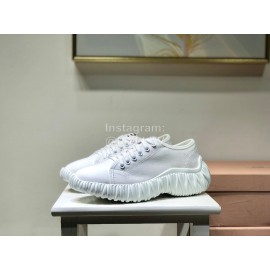 Miumiu Autumn Winter New Casual Shoes For Women White
