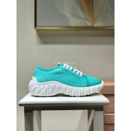 Miumiu Autumn Winter New Casual Shoes For Women Green