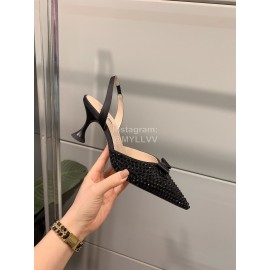 Miumiu Fashion Pointed High Heel Scandals For Women  Black