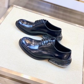 Margiela Leather Lace Up Business Shoes For Men