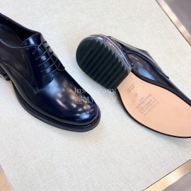 Margiela Leather Lace Up Business Shoes For Men