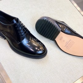 Margiela Calf Leather Lace Up Business Shoes For Men