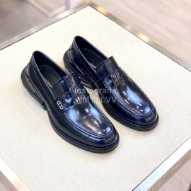 Margiela Calf Leather Business Shoes For Men