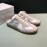 Margiela Calf Leather Lace Up Scandals For Men And Women White