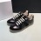Margiela Cowhide Suede Lace Up Sneakers For Men And Women Black
