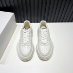 Mmy Cowhide Casual Sneakers For Men White