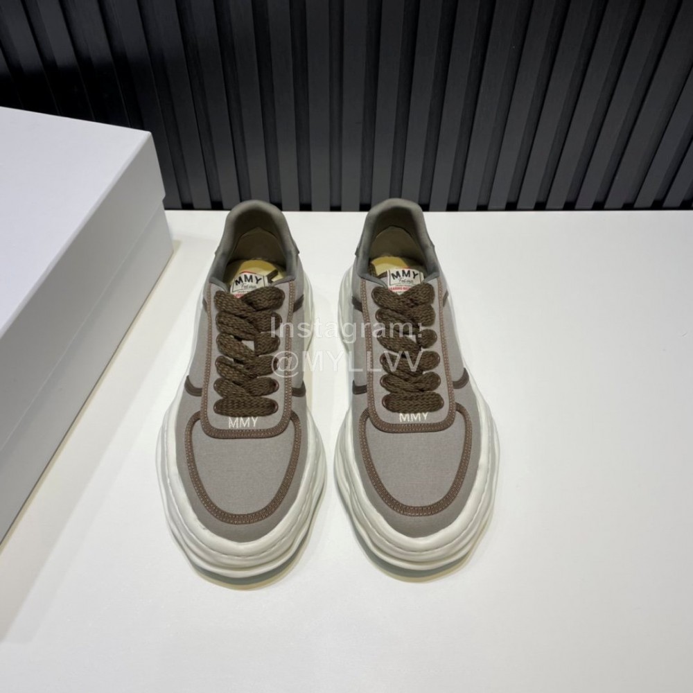 Mmy Cowhide Casual Sneakers For Men Gray